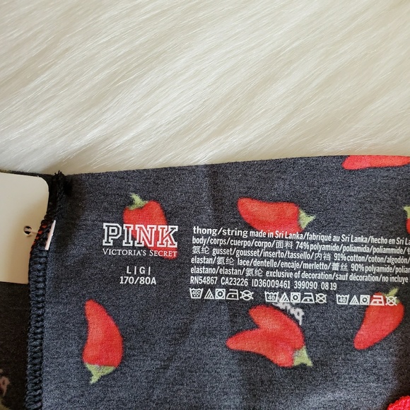 PINK VICTORIA'S SECRET THONG SIZE L - Picture 5 of 6